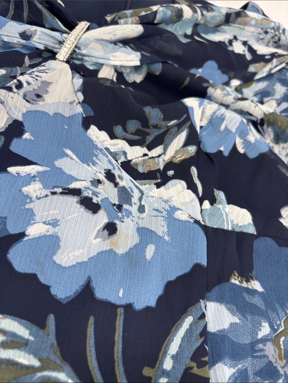 R&M Richards Whimsigoth Ethereal Fairy Floral Cocktail Wedding Guest Cape Dress - Picture 11 of 16
